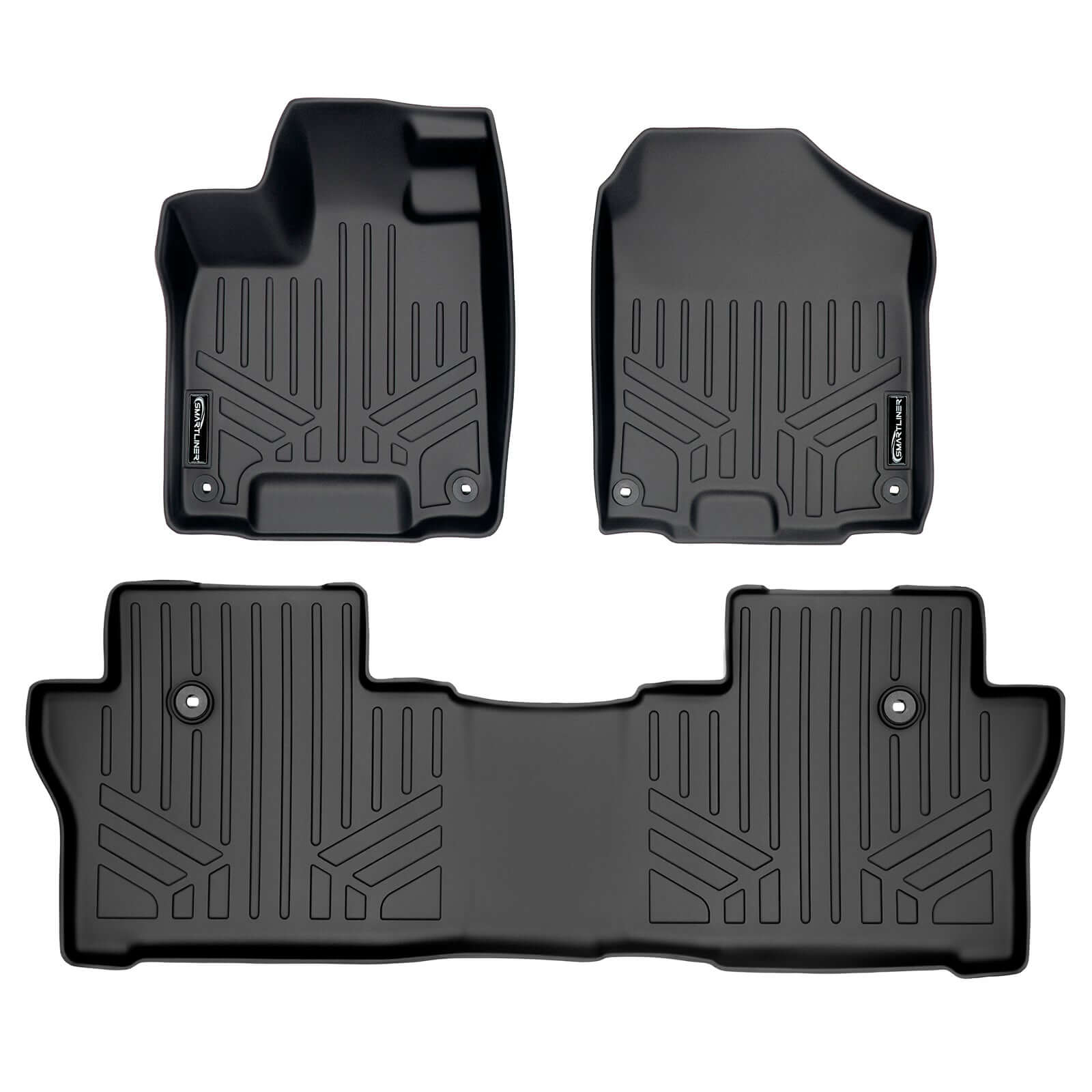SMARTLINER Custom Fit Floor Liners For 2019-2025 Honda Passport