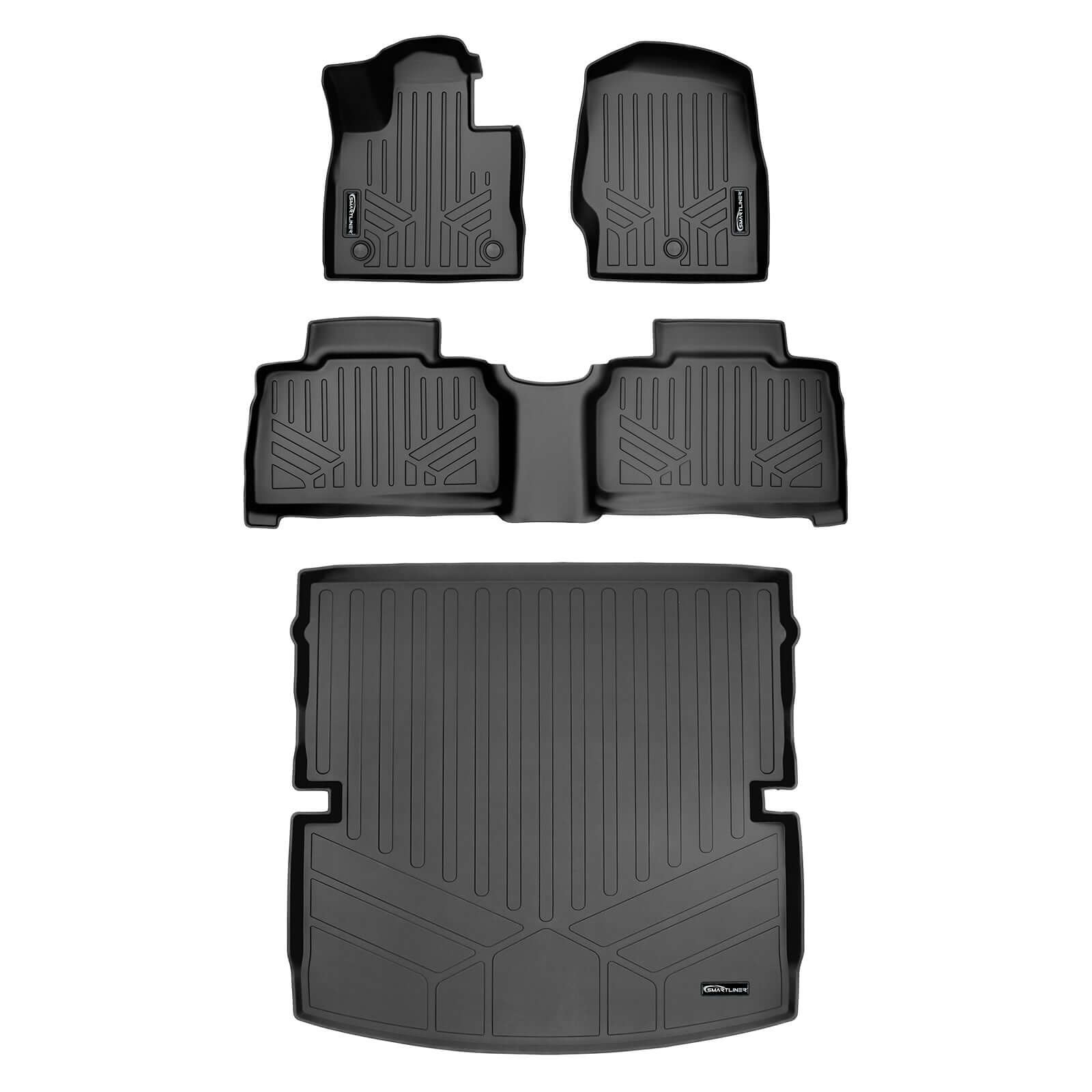 SMARTLINER Custom Fit Floor Liners For for 2020-2025 Ford Explorer 7 Passenger