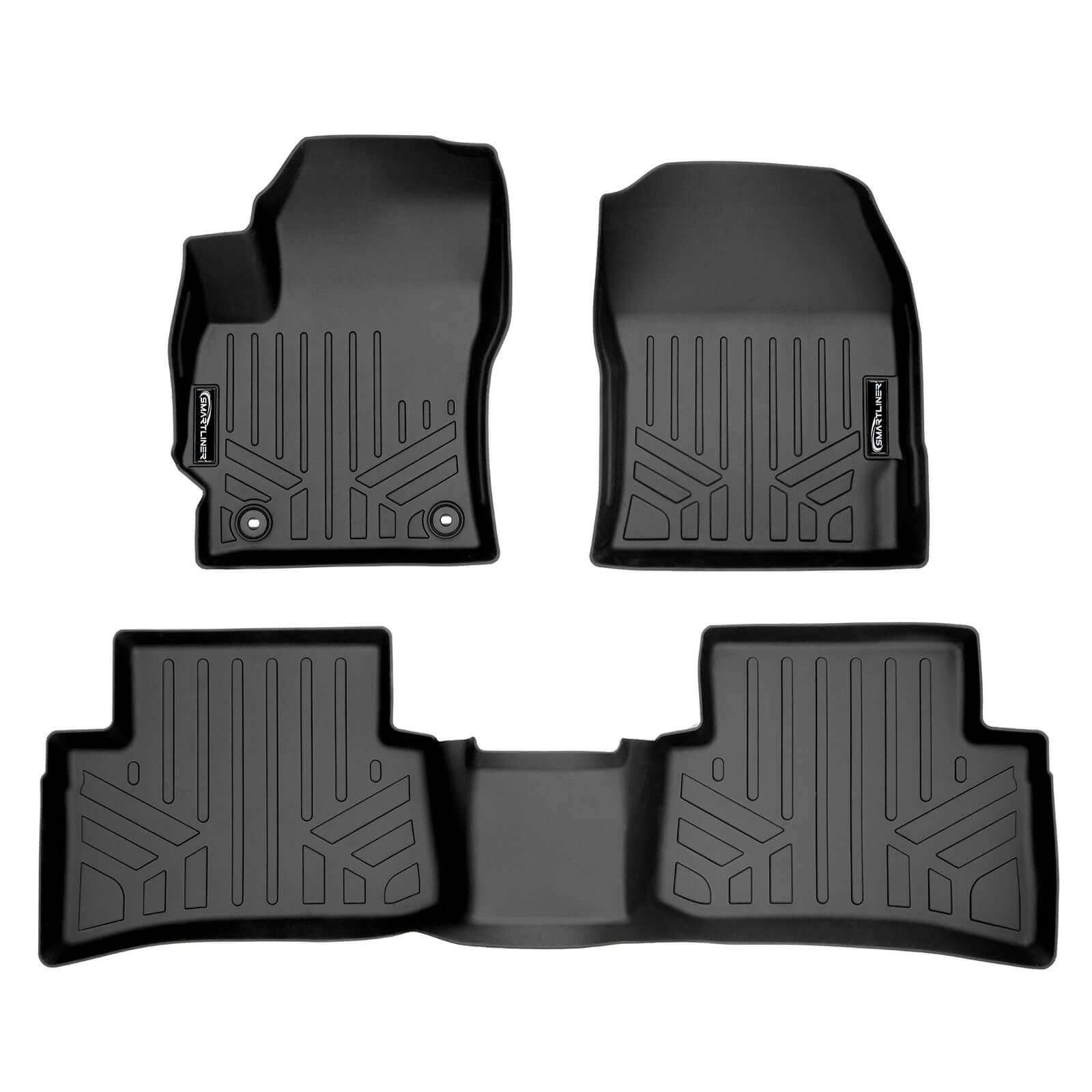 SMARTLINER Custom Fit Floor Liners For 2019-2025 Toyota Corolla Hatchback (No Tire Repair Kit)
