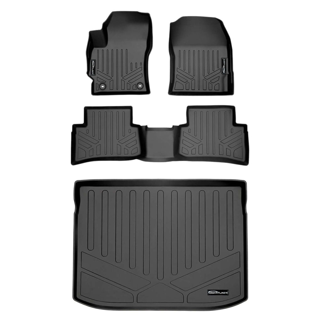 SMARTLINER Custom Fit Floor Liners For 2019-2025 Toyota Corolla Hatchback (No Tire Repair Kit)