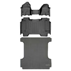 SmartCoverage™ Custom Fit Floor Liners For 2019 - 2024 Ram 1500 Crew Cab Vinyl Floor with 1st Row Bench Seat