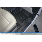 SMARTLINER Custom Fit Floor Liners For 2017-2025 Super Duty Crew Cab with Vinyl Flooring
