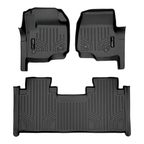 SMARTLINER Custom Fit Floor Liners For 2017-2025 Ford F-250|F-350 SuperCab with 1st Row Bench Seat with Vinyl Flooring | No OTH