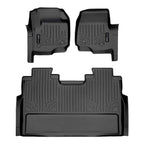 SMARTLINER Custom Fit Floor Liners For 2017-2025 Super Duty Crew Cab with Vinyl Flooring