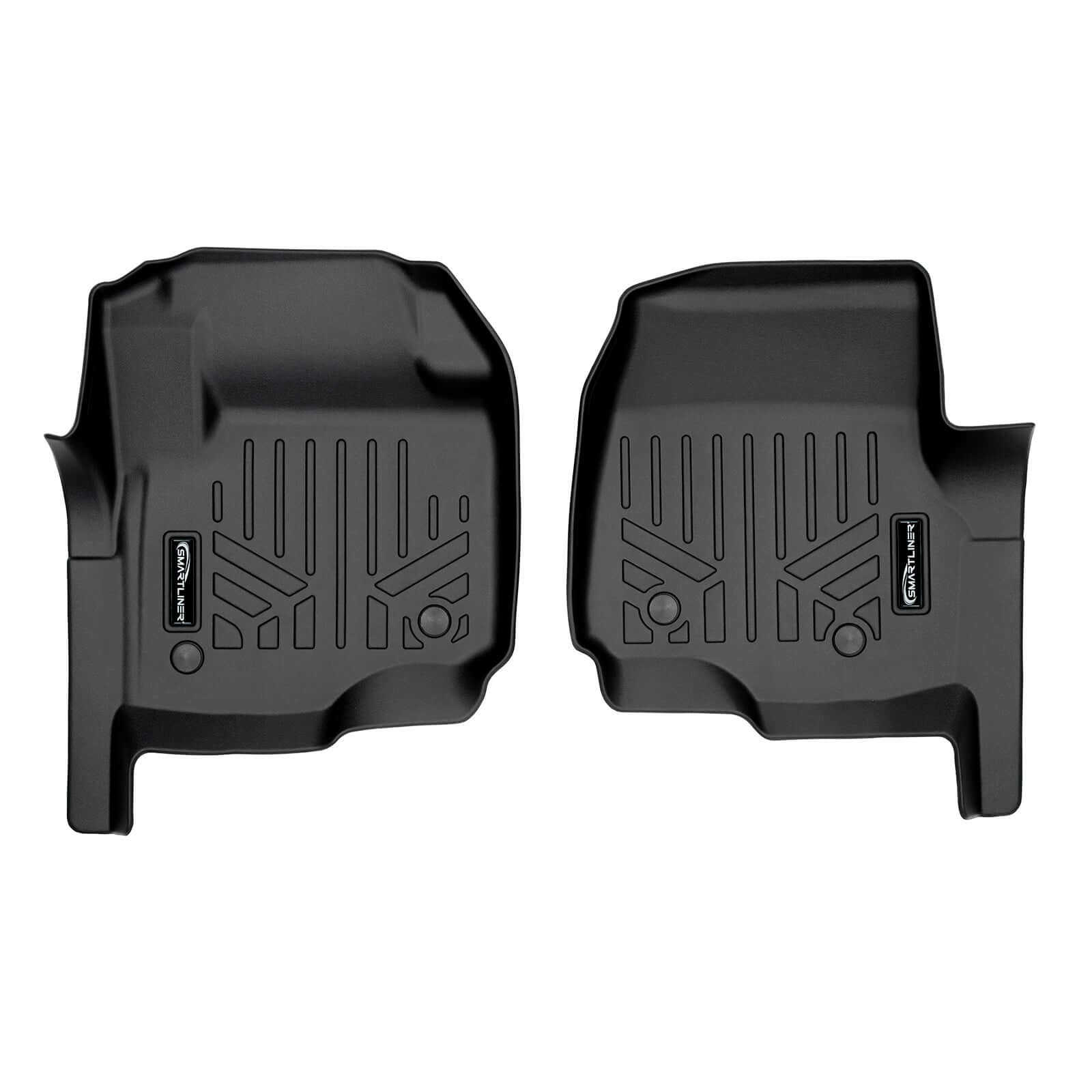 SMARTLINER Custom Fit Floor Liners For 2017-2025 SuperCab with Vinyl Flooring & Bucket Seats