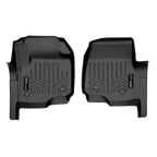 SMARTLINER Custom Fit Floor Liners For 2017-2025 Ford F-250/F-350 SuperCrew Cab with 1st Row Bucket Seats/ Vinyl Flooring with rear under seat storage
