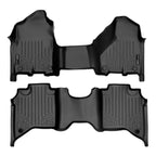 SMARTLINER Custom Fit Floor Liners For 2019-2025 Ram 2500/3500 Crew Cab with 1st Row Bench Seat