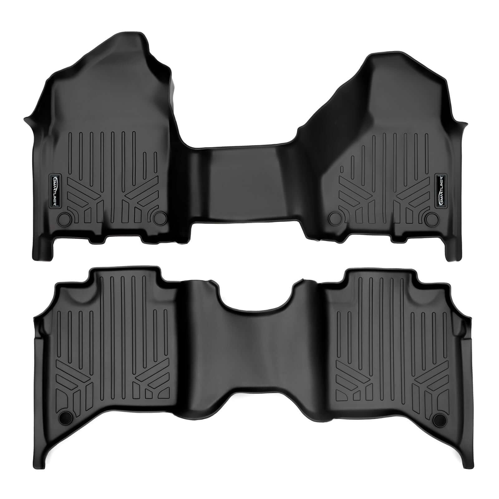 SMARTLINER Custom Fit Floor Liners For 2019-2025 Ram 2500/3500 Crew Cab with 1st Row Bench Seat