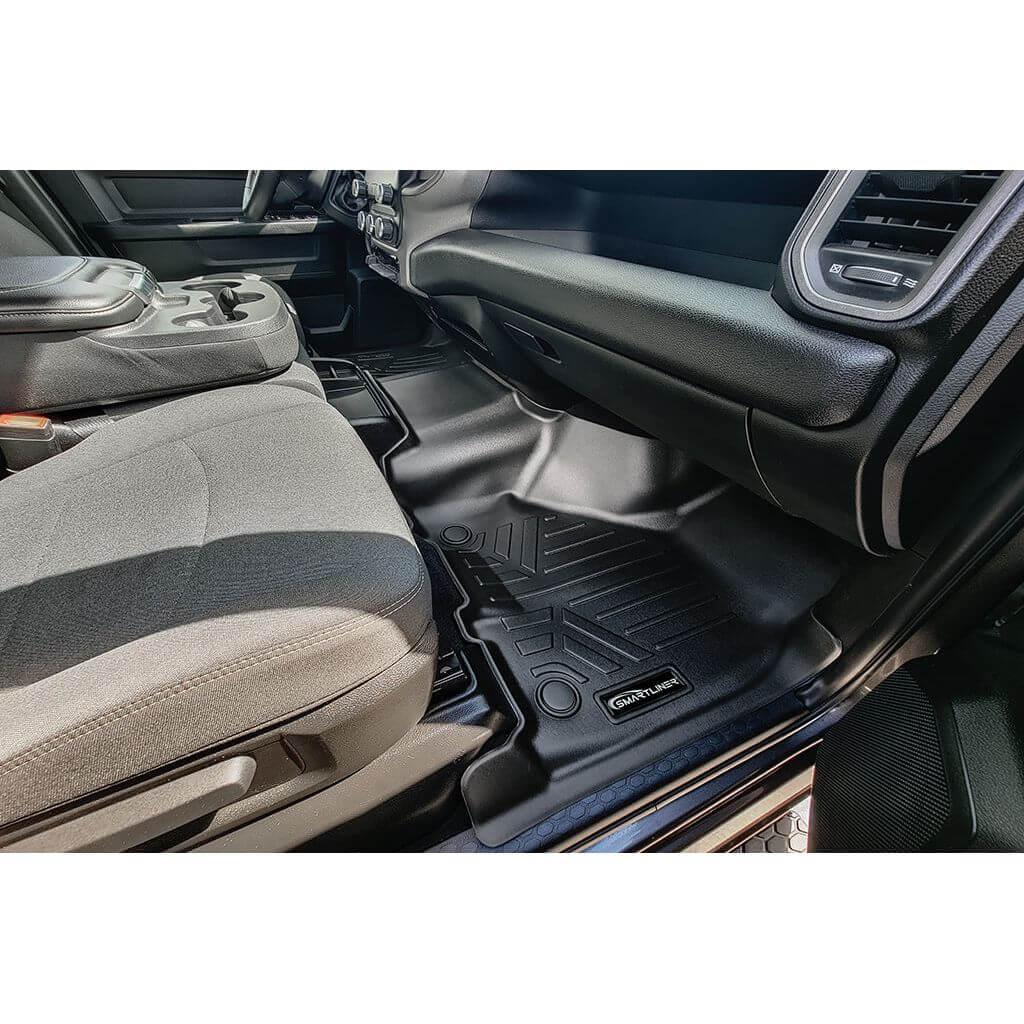 SMARTLINER Custom Fit Floor Liners For 2019-2025 Ram 2500/3500 Mega Cab with 1st Row Bench Seat