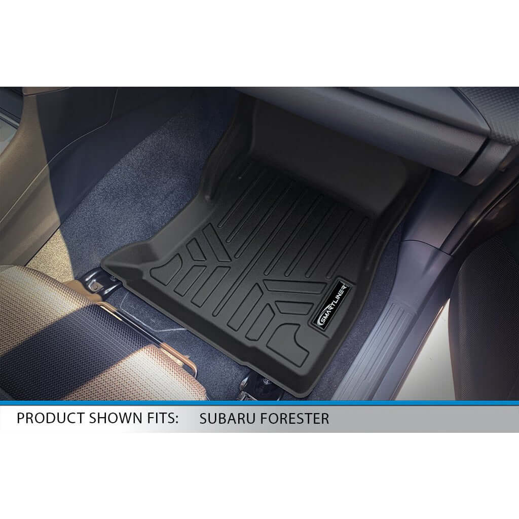 SMARTLINER Custom Fit Floor Liners For 2019-2024 Subaru Forester/Forester Wilderness With Subwoofer