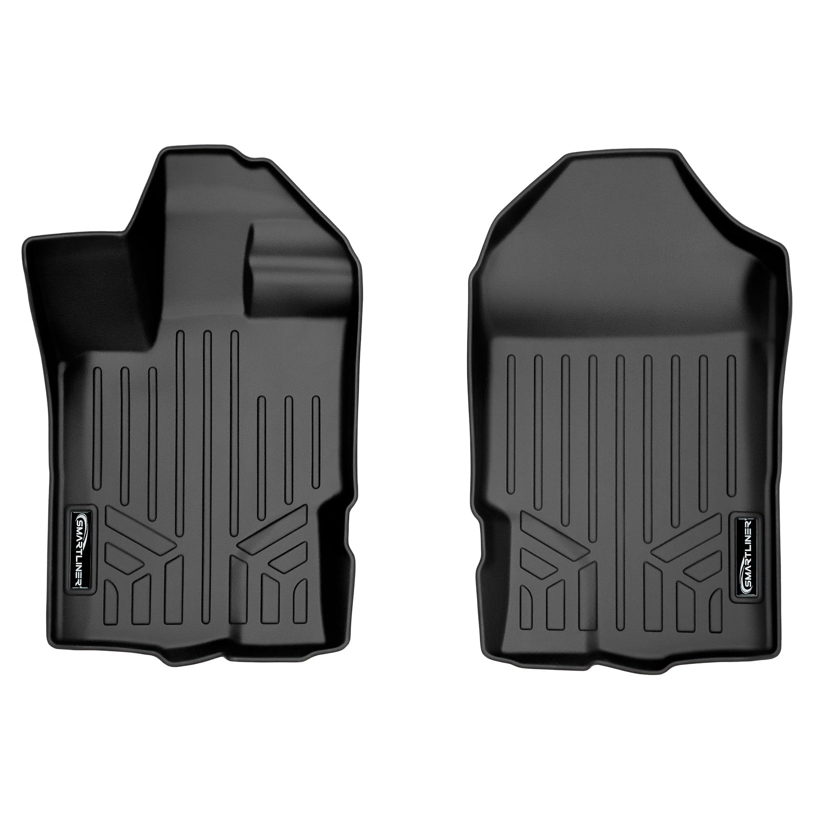 SmartCoverage™ Custom Fit Floor Liners For 2019-2023 Ford Ranger SuperCrew Cab (Vinyl Flooring)