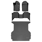 SmartCoverage™ Custom Fit Floor Liners For 2019-2023 Ford Ranger SuperCrew Cab (Vinyl Flooring)