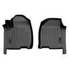 SmartCoverage™ Custom Fit Floor Liners For 2019-2024 Silverado/Sierra 1500 Crew Cab With 1st Row Bucket Seats & Vinyl Floor