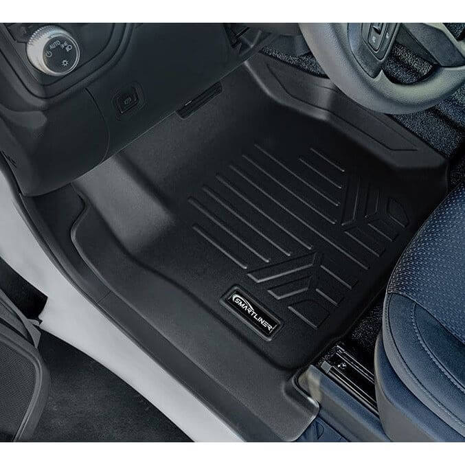 SMARTLINER Custom Fit Floor Liners For 2019-2025 Chevrolet Silverado/GMC Sierra 1500 Regular Cab (Without 1st Row Hump Coverage)