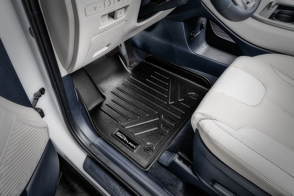 SMARTLINER AUTO™ Custom Fit Floor Liners For 2020-2025 Hyundai Palisade with 2nd Row Bucket Seat No Center Console with in between Coverage