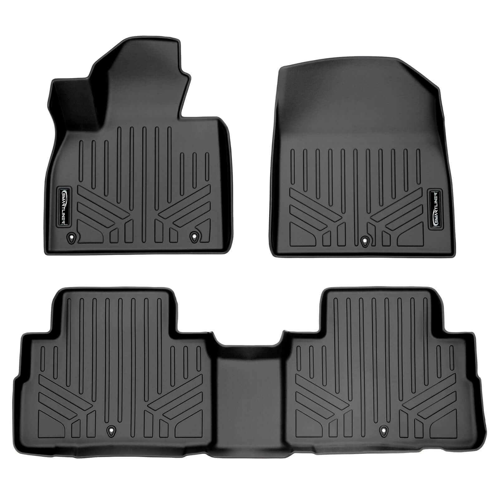 SMARTLINER Custom Fit Floor Liners For 2020-2025 Hyundai Palisade with 2nd Row Bucket Seats With Center Console
