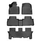 SMARTLINER Custom Fit Floor Liners For 2020-2025 Hyundai Palisade with 2nd Row Bench Seat