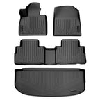 SMARTLINER Custom Fit Floor Liners For 2020-2025 Hyundai Palisade with 2nd Row Bucket Seats With Center Console