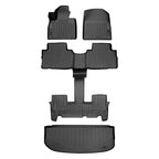 SMARTLINER AUTO™ Custom Fit Floor Liners For 2020-2025 Hyundai Palisade with 2nd Row Bucket Seat No Center Console with in between Coverage