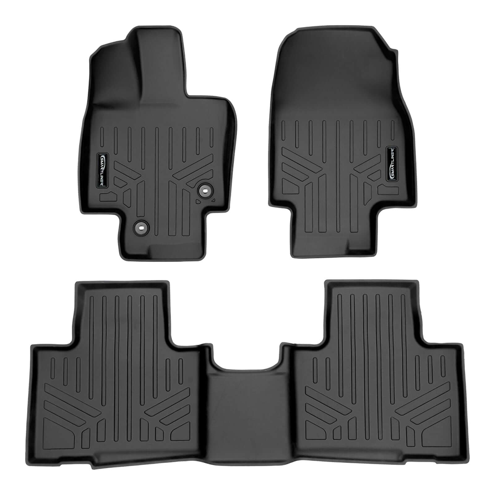 SMARTLINER Custom Fit Floor Liners For 2020-2025 Toyota Highlander (with Subwoofer)