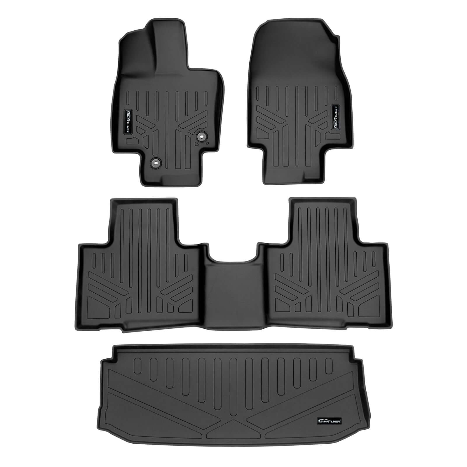 SMARTLINER Custom Fit Floor Liners For 2020-2025 Toyota Highlander (with Subwoofer)