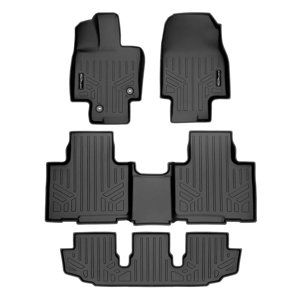 SMARTLINER Custom Fit Floor Liners For 2020-2025 Toyota Highlander Hybrid (without subwoofer)