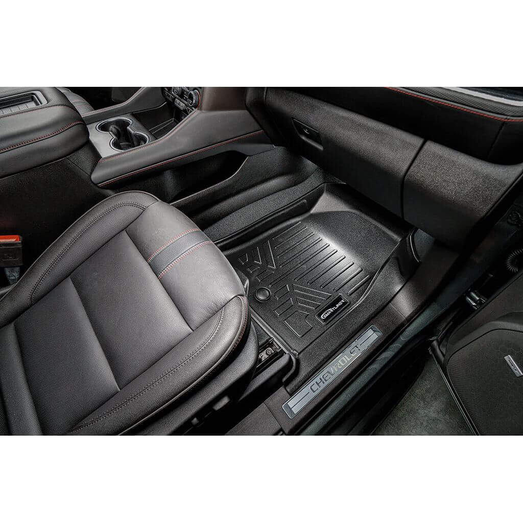 SMARTLINER Custom Fit Floor Liners For 2021-2025 Chevrolet Suburban with 2nd Row Bucket Seats