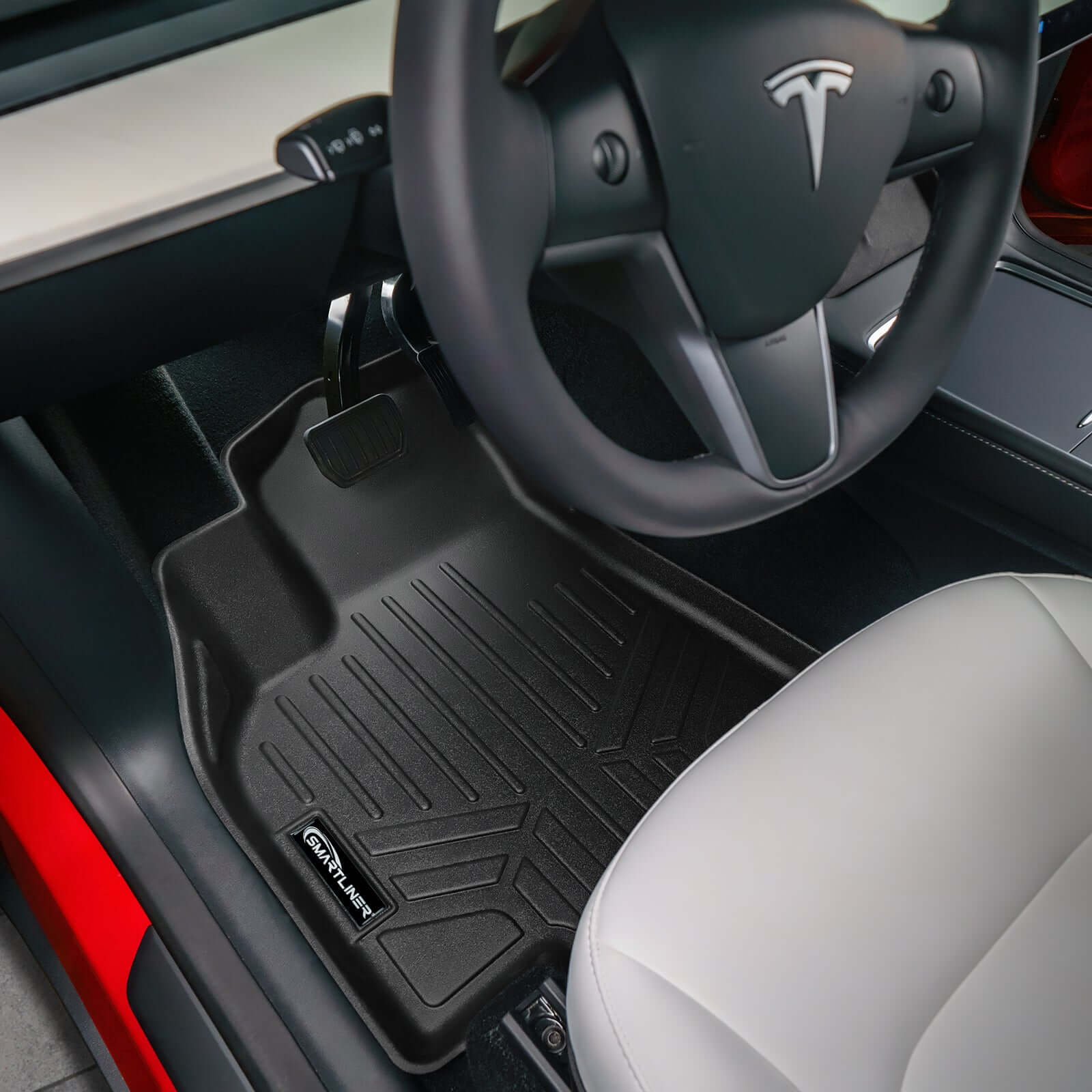 SMARTLINER Custom Fit Floor Liners For 2020-2025 Tesla Model Y (5 Passenger)