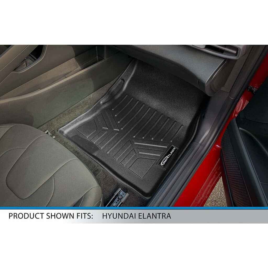 SMARTLINER Custom Fit Floor Liners For 2021-2025 Hyundai Elantra (No GT Models) Automatic Transmission