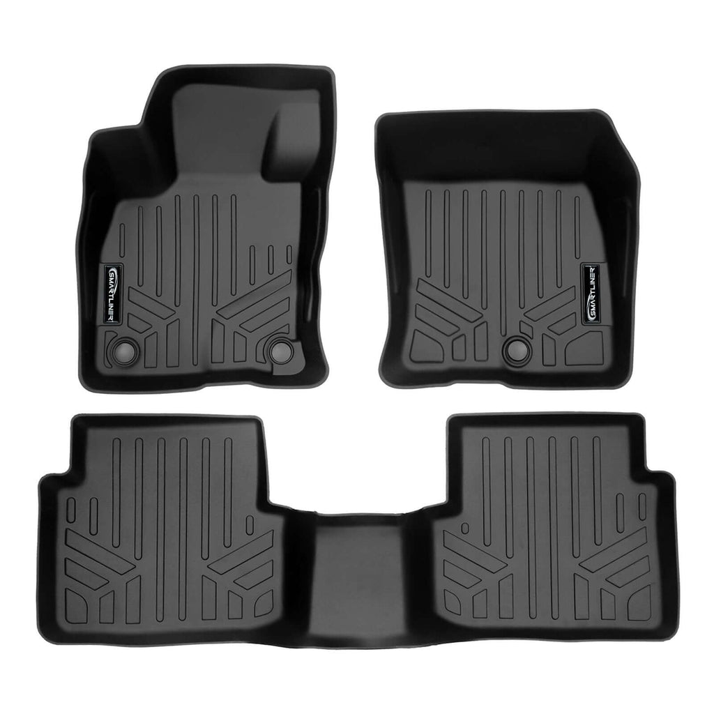 SMARTLINER Custom Fit Floor Liners For 2021-2025 Ford Bronco Sport W/O Rear Bump