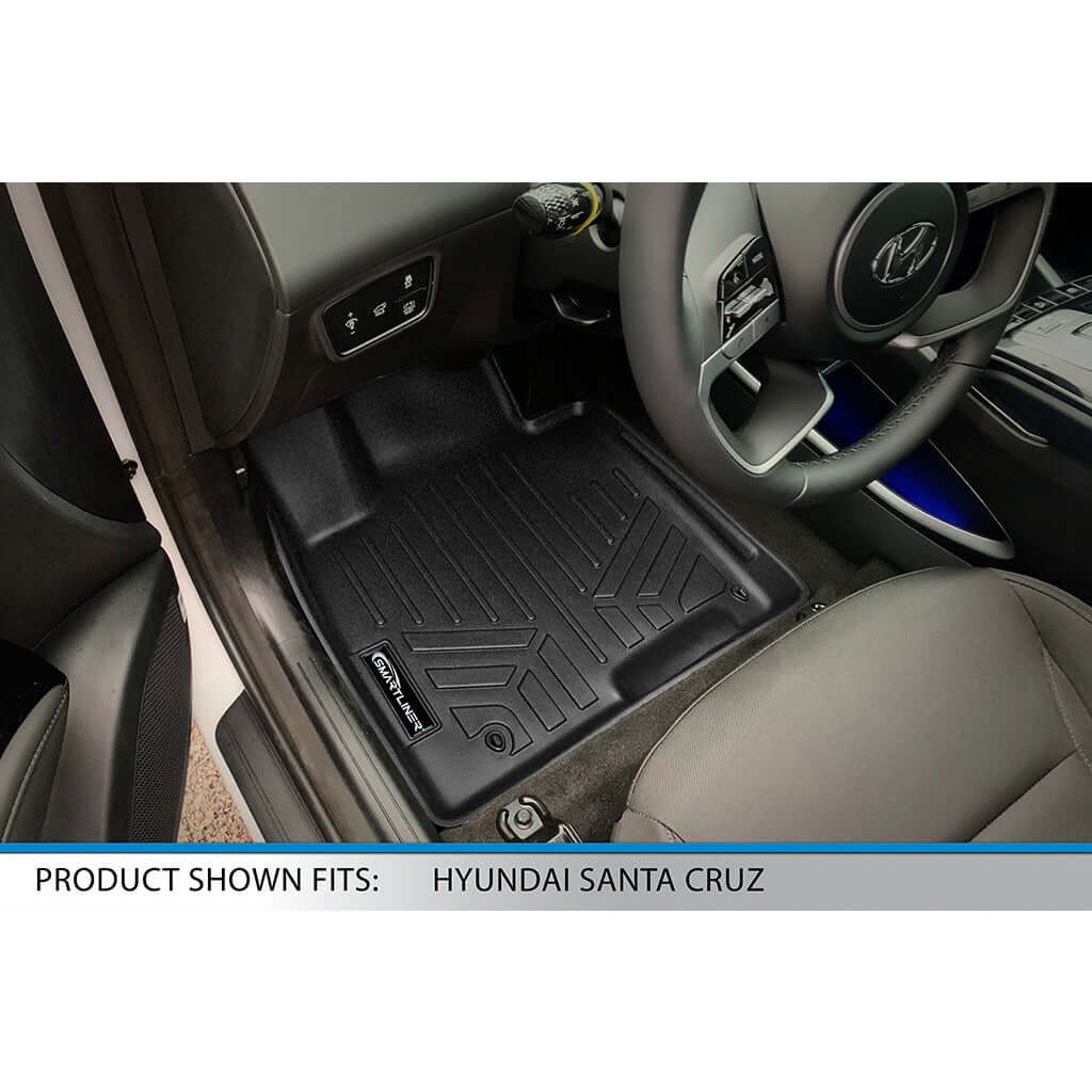 SMARTLINER Custom Fit Floor Liners For 2022-2025 Hyundai Santa Cruz