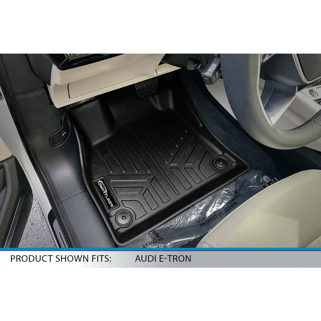 SMARTLINER Custom Fit Floor Liners For 2019-2023 Audi E-Tron /2020-2023 E-Tron Sportback (without 2nd Row Retention)