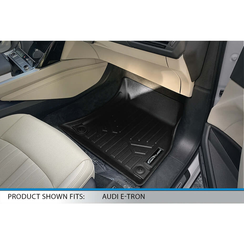 SMARTLINER Custom Fit Floor Liners For 2019-2023 Audi E-Tron /2020-2023 E-Tron Sportback (without 2nd Row Retention)