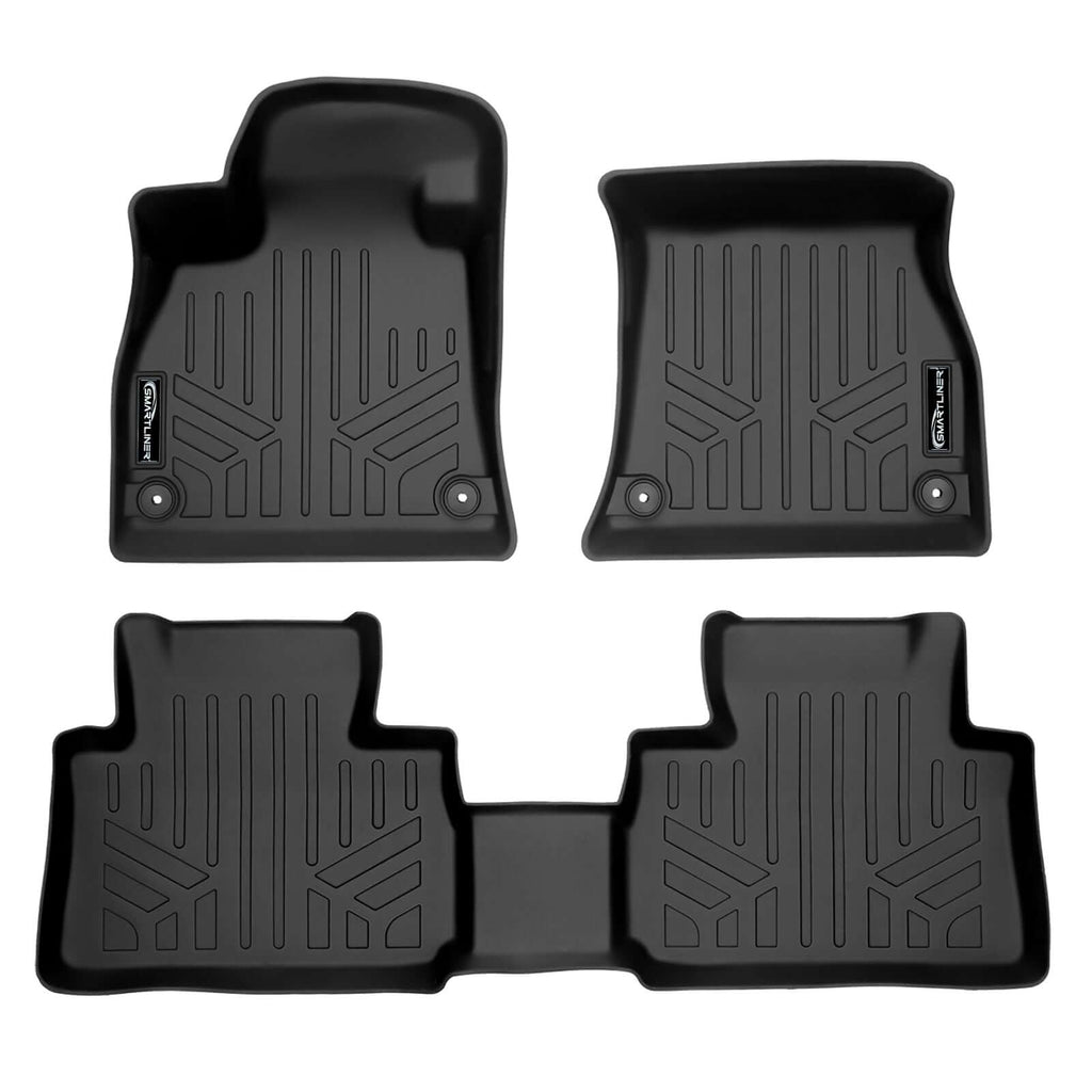 SMARTLINER Custom Fit Floor Liners For 2019-2023 Audi E-Tron /2020-2023 E-Tron Sportback (without 2nd Row Retention)