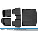 SMARTLINER Custom Fit Floor Liners For 2022 - 2025 Mitsubishi Outlander