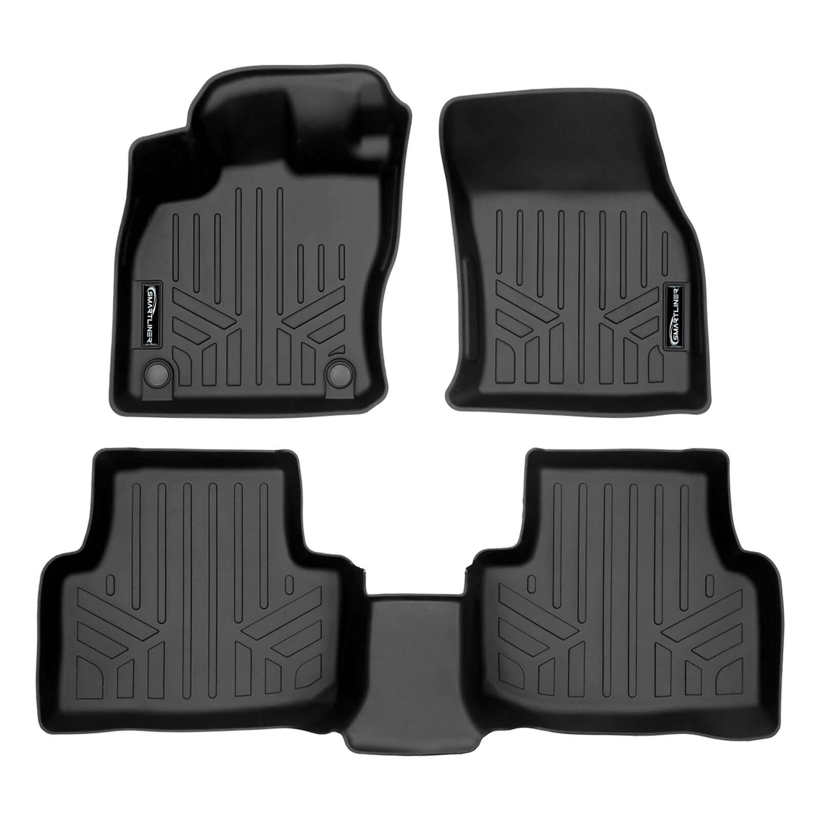 SMARTLINER Custom Fit Floor Liners For 2022-2025 Volkswagen Taos (Only Fits FWD Models)