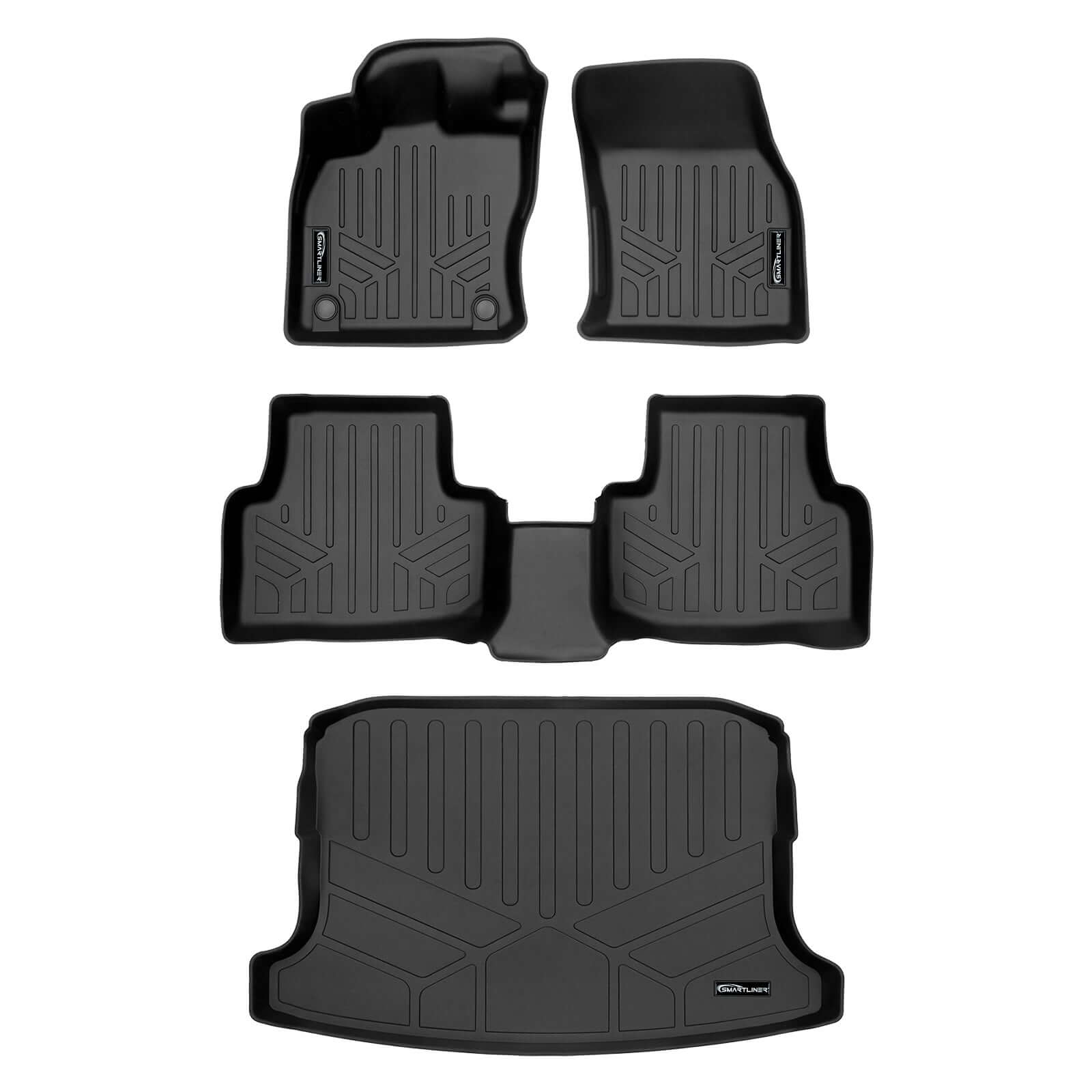 SMARTLINER Custom Fit Floor Liners For 2022-2025 Volkswagen Taos (Only Fits FWD Models)