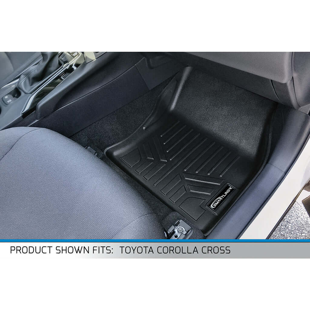 SMARTLINER Custom Fit Floor Liners For 2022-2026 Toyota Corolla Cross (Fits FWD)