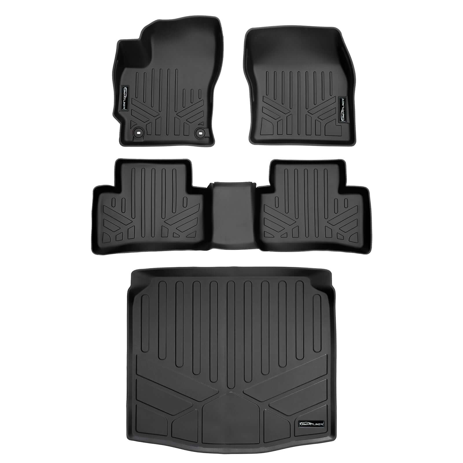 SMARTLINER Custom Fit Floor Liners For 2022-2026 Toyota Corolla Cross (Fits FWD)