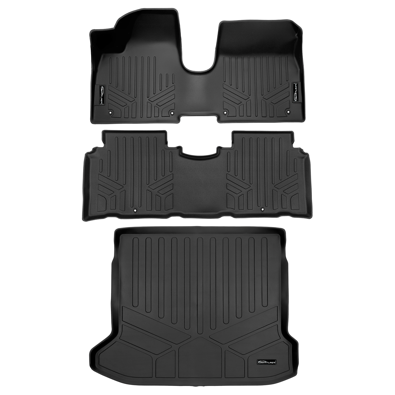 SMARTLINER Custom Fit Floor Liners For 2022-2024 Hyundai IONIQ 5 With fixed console