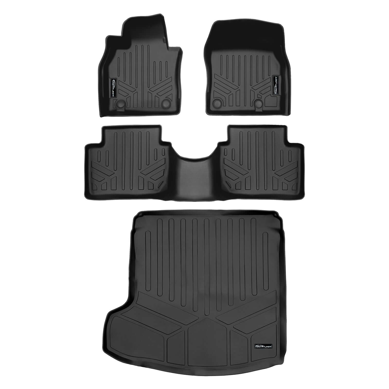 SMARTLINER Custom Fit Floor Liners For 2019-2025 Mazda 3 AWD (Sedan)