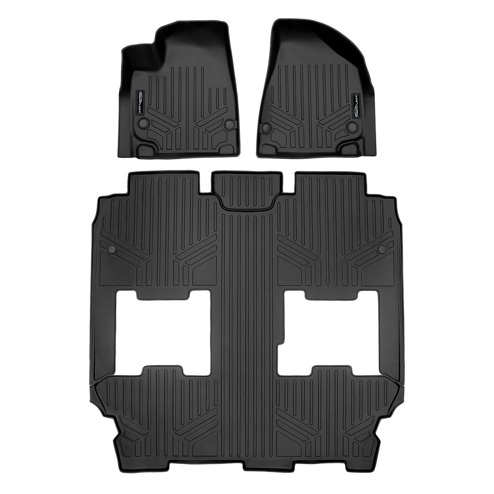 Smart Trim™ Custom Fit Floor Liners For 2021-2024 Chrysler Pacifica Limited Hybrid