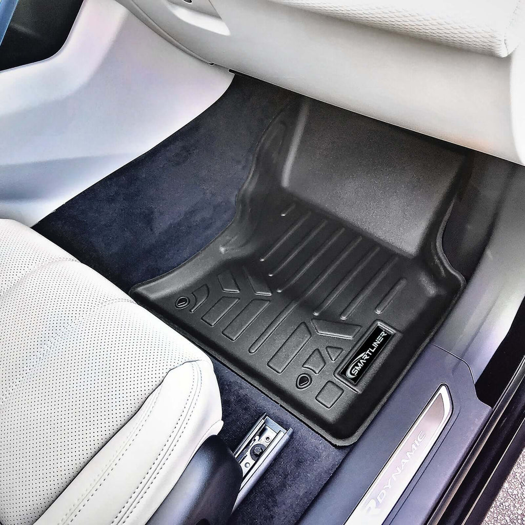 SMARTLINER Custom Fit Floor Liners For 2021-2025 Land Rover/Range Rover Velar with Full Size Spare Tire