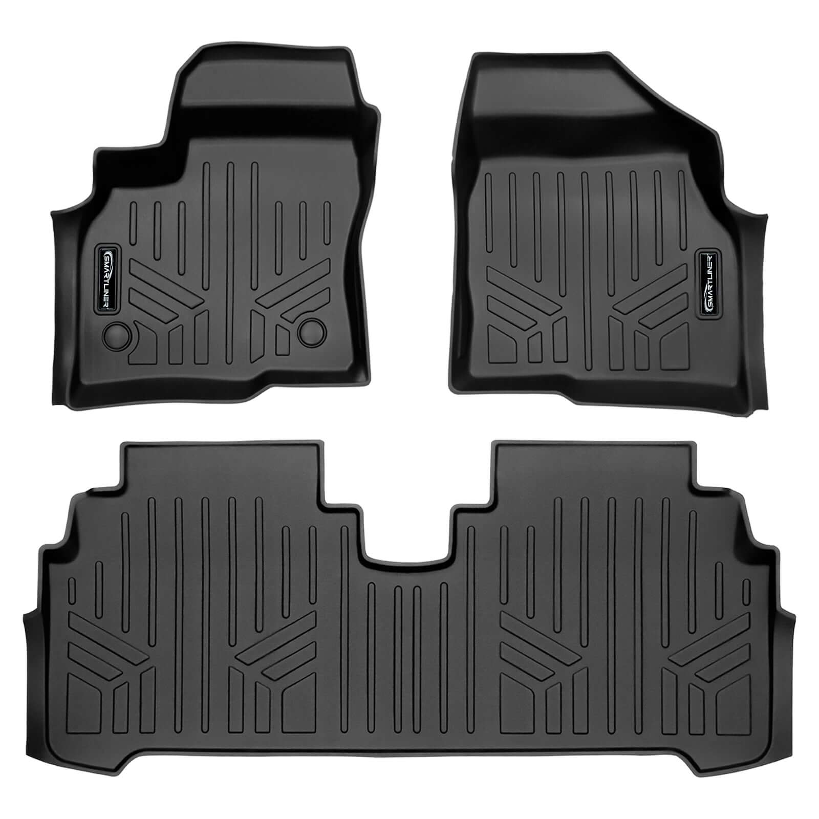SMARTLINER Custom Fit Floor Liners For 2022-2024 Chevrolet Bolt EUV (Only Fits with the cargo floor in Upper Deck Position)