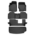 SMARTLINER Custom Fit Floor Liners For 2021-2025 Jeep Grand Cherokee L w/ 2nd Row Bench Seat