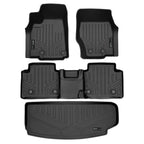 SMARTLINER Custom Fit Floor Liners For 2021-2025 Jeep Grand Cherokee L w/ 2nd Row Bench Seat (No subwoofer)