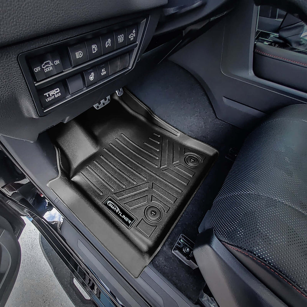 SMARTLINER Custom Fit Floor Liners For 2023-2026 Toyota Sequoia (8 Passenger Models)