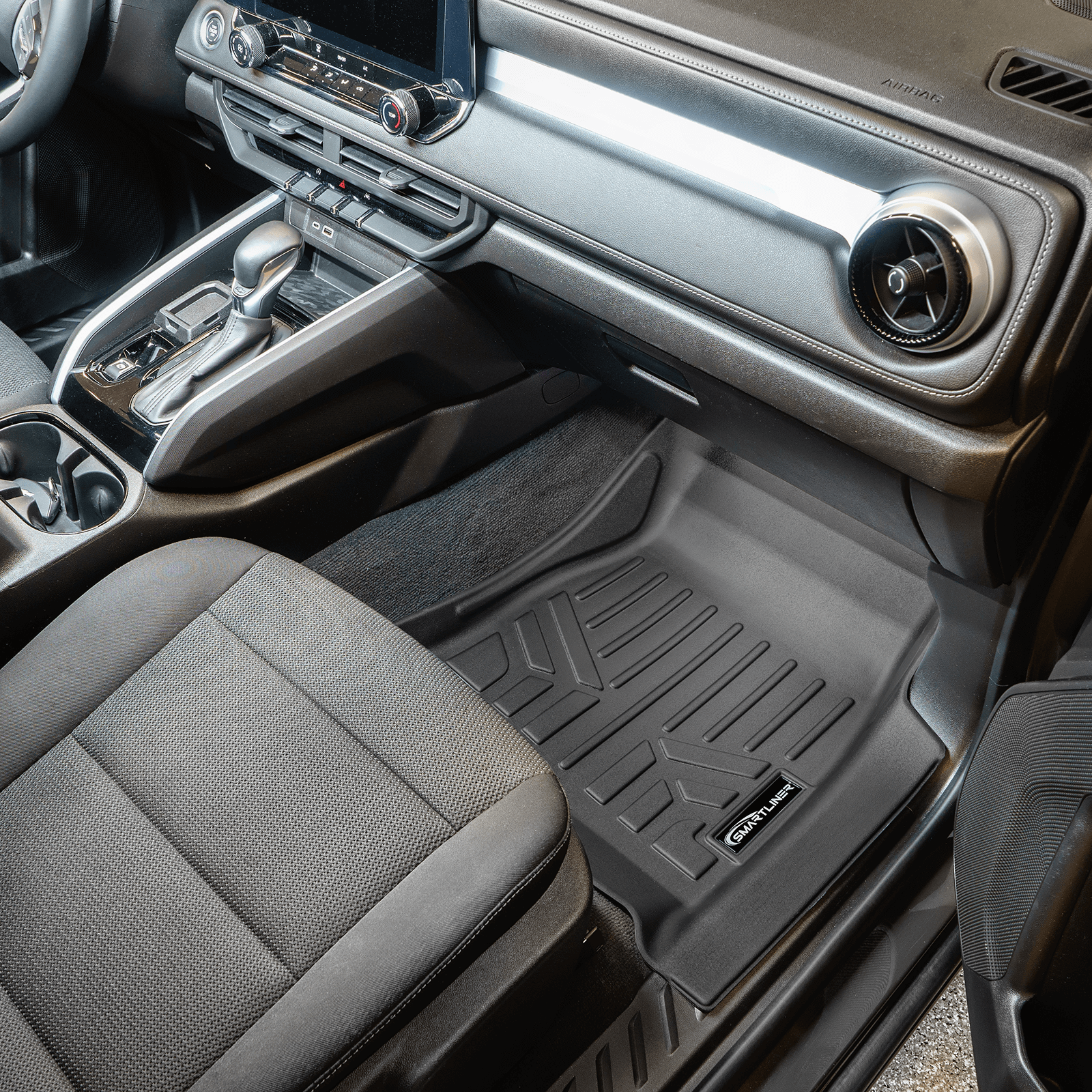 SMARTLINER Custom Fit Floor Liners For 2023-2025 GMC Canyon (Only Fits Crew Cabs with Carpeted Flooring)