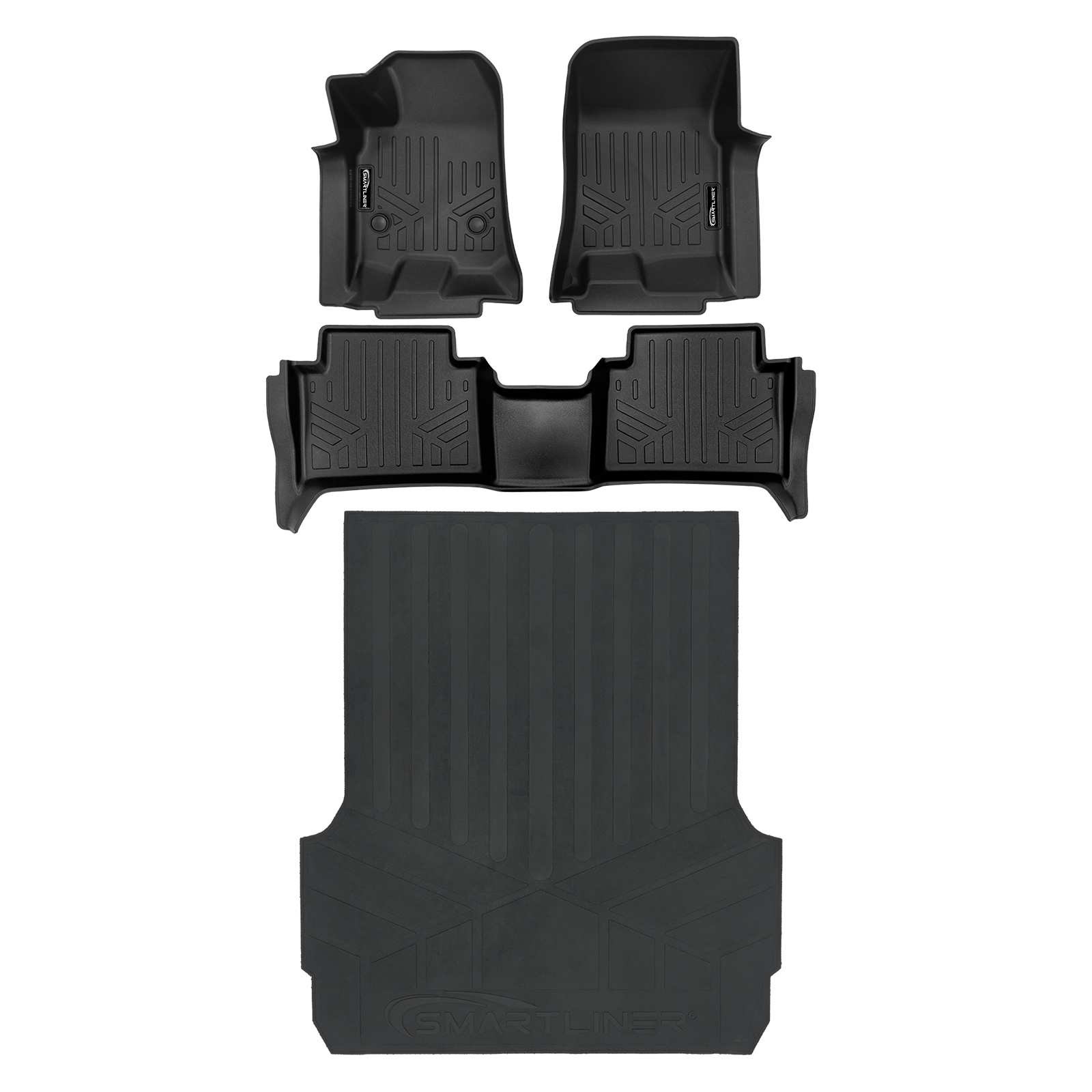 SMARTLINER Custom Fit Floor Liners For 2023-2025 Chevrolet Colorado (Only Fits Crew Cabs with Carpeted Flooring)