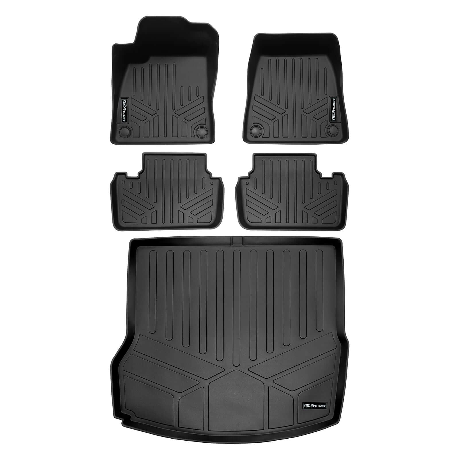 SMARTLINER Custom Fit Floor Liners For 2022-2025 Polestar 2